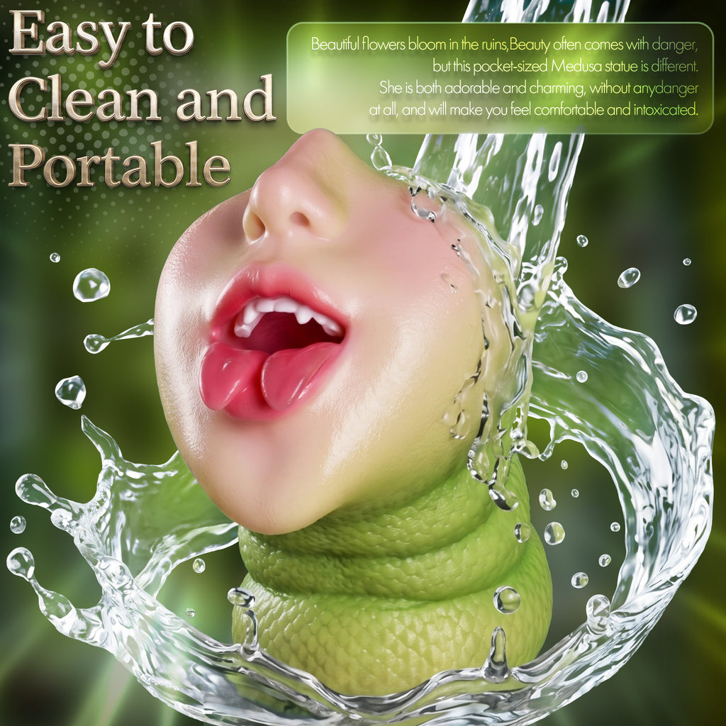 Medusa Fantasy Silicone Stroker – Mythical Design | Compact & Discreet
