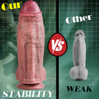 Premium Silicone Dildo – Extra Large Straight | Maximum Firmness & Realistic Feel