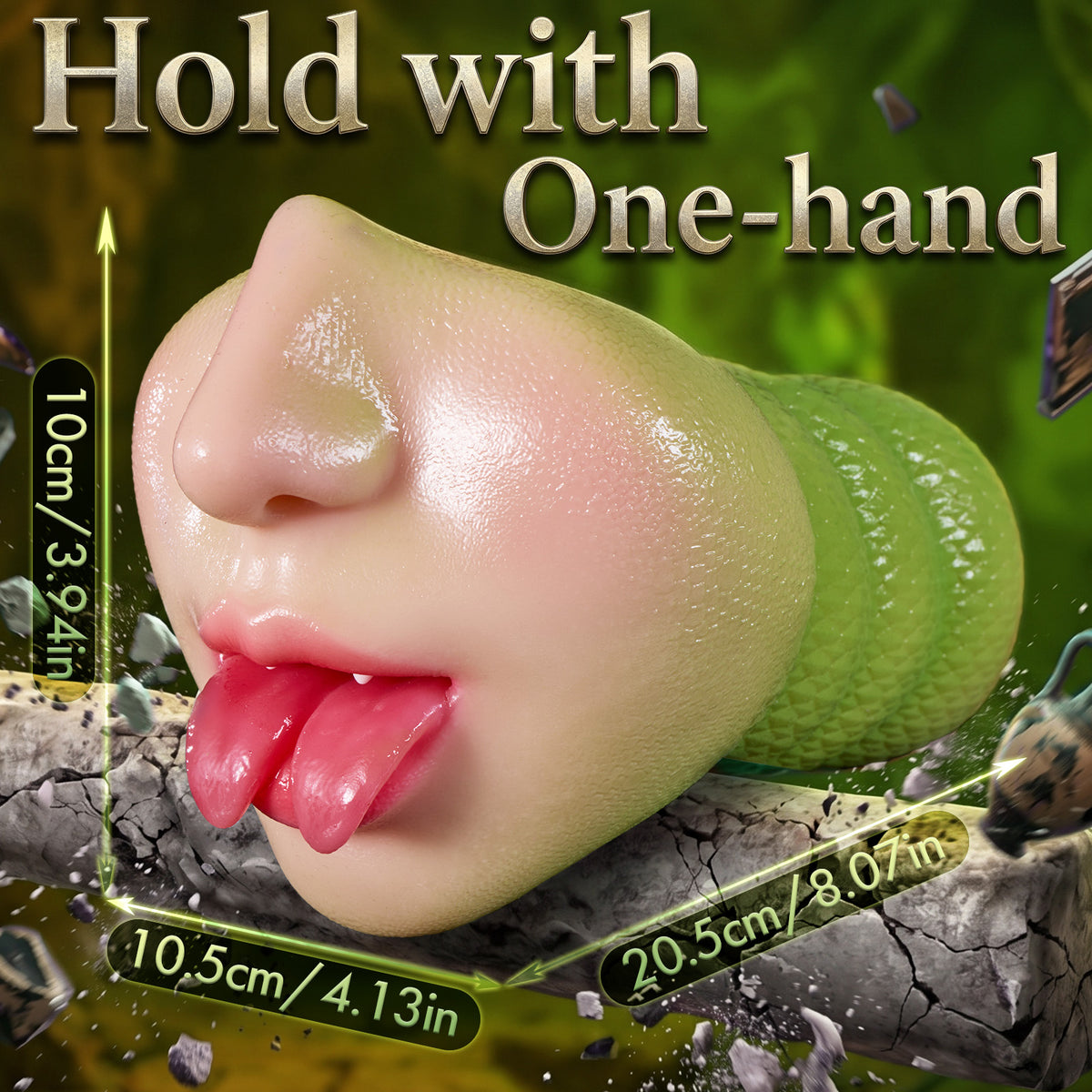 Medusa Fantasy Silicone Stroker – Mythical Design | Compact & Discreet