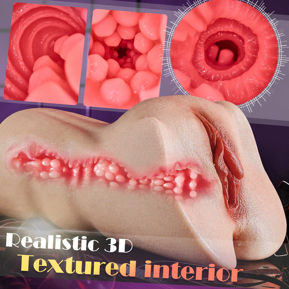 Life-Cast Silicone Stroker – 1:1 Real Human Mold | Compact & Discreet