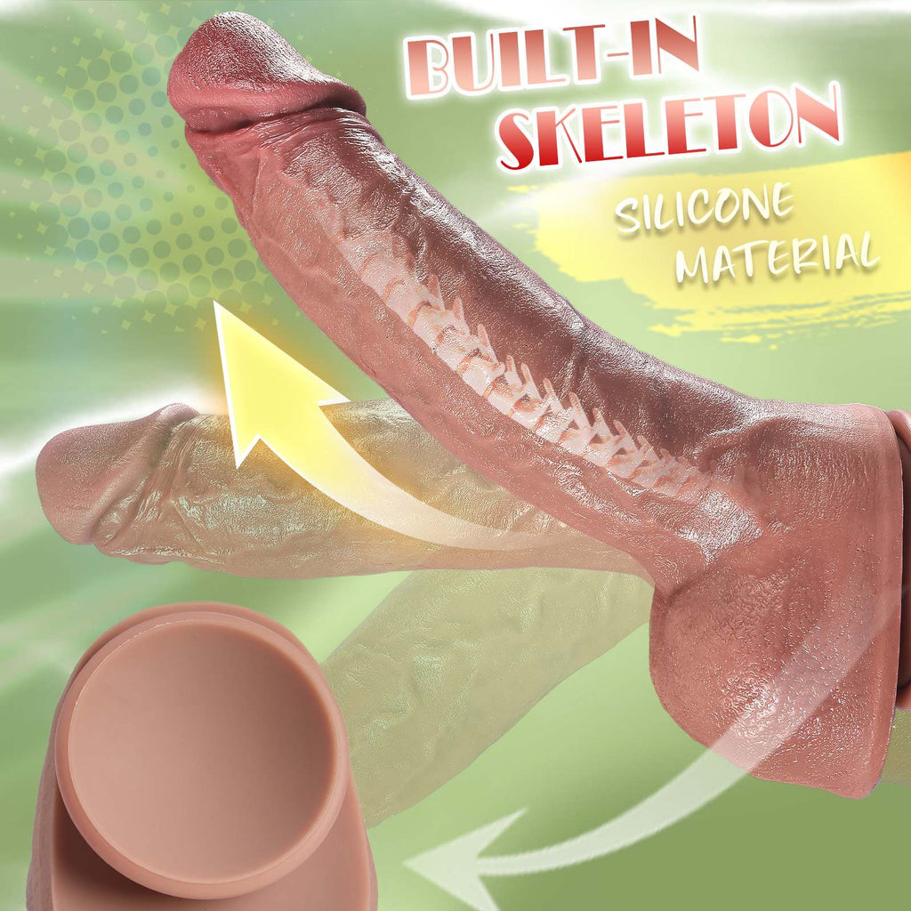 HX Realistic Silicone Dildo – Available in M / L / XL