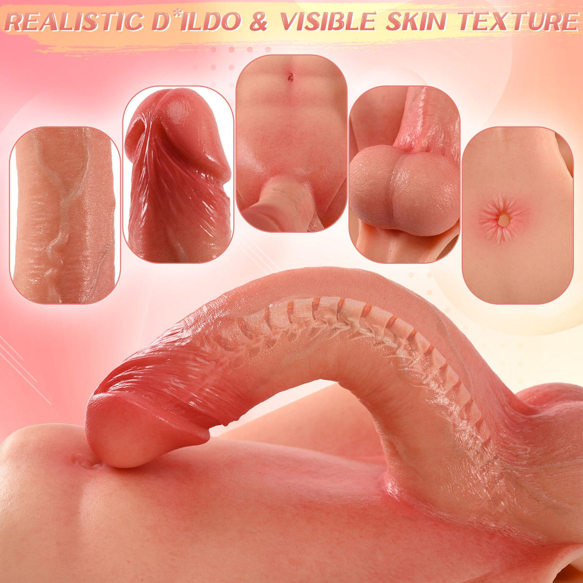Wearable Strap-On Dildo – TPE & Silicone, Anatomical Fit, Discreet Shipping