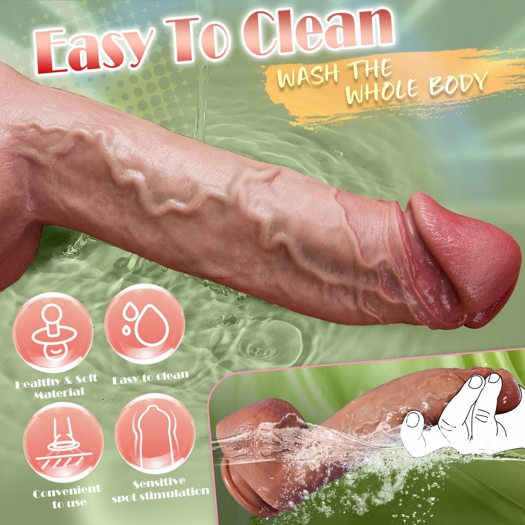 HX Realistic Silicone Dildo – Available in M / L / XL