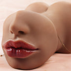 Dual-Channel Silicone Stroker – Mouth & Vagina | 100% Pure Silicone